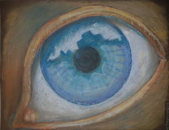 Processing of visual memories is reflected in the activity of the visual cortex neurons. The model for the visual cortical activity, which is presented in the article can explain a broad set of important cortical states such as oscillatory activity or bistable and persistent states associated with decision making and memory.