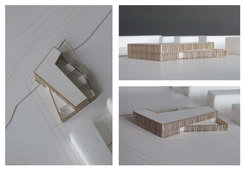 Model of the new MPS/Goethe University daycare center on campus Riedberg